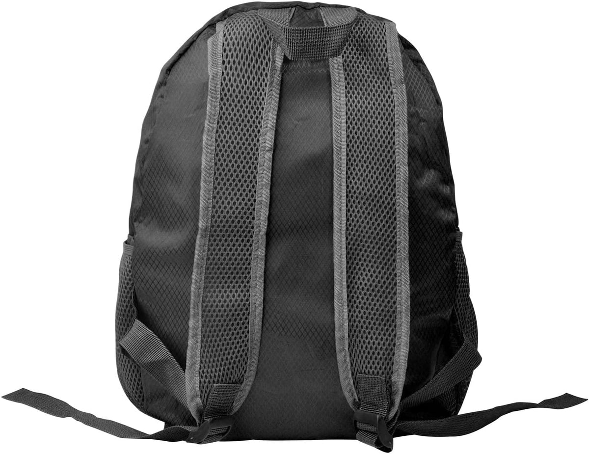25L Backpack Packable Foldable Ultra Lightweight Water Resistant Durable Camping Travel Hiking Daypack for Men Women (Black)
