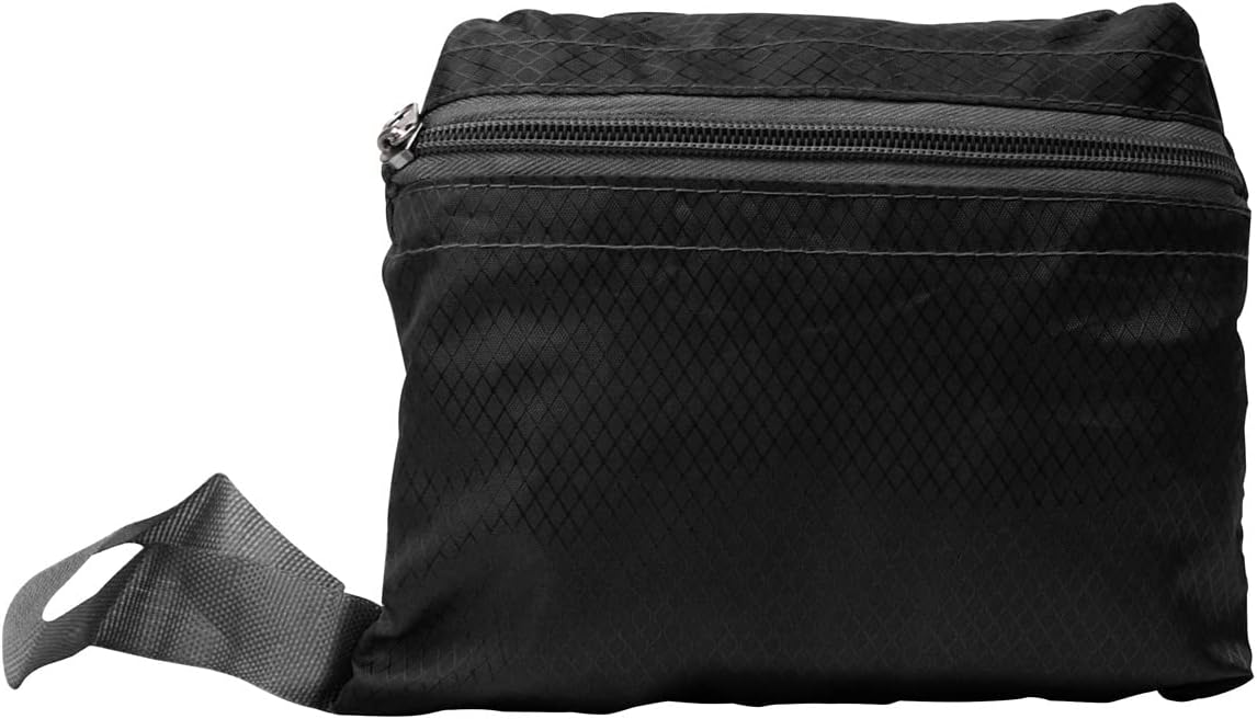 25L Backpack Packable Foldable Ultra Lightweight Water Resistant Durable Camping Travel Hiking Daypack for Men Women (Black)