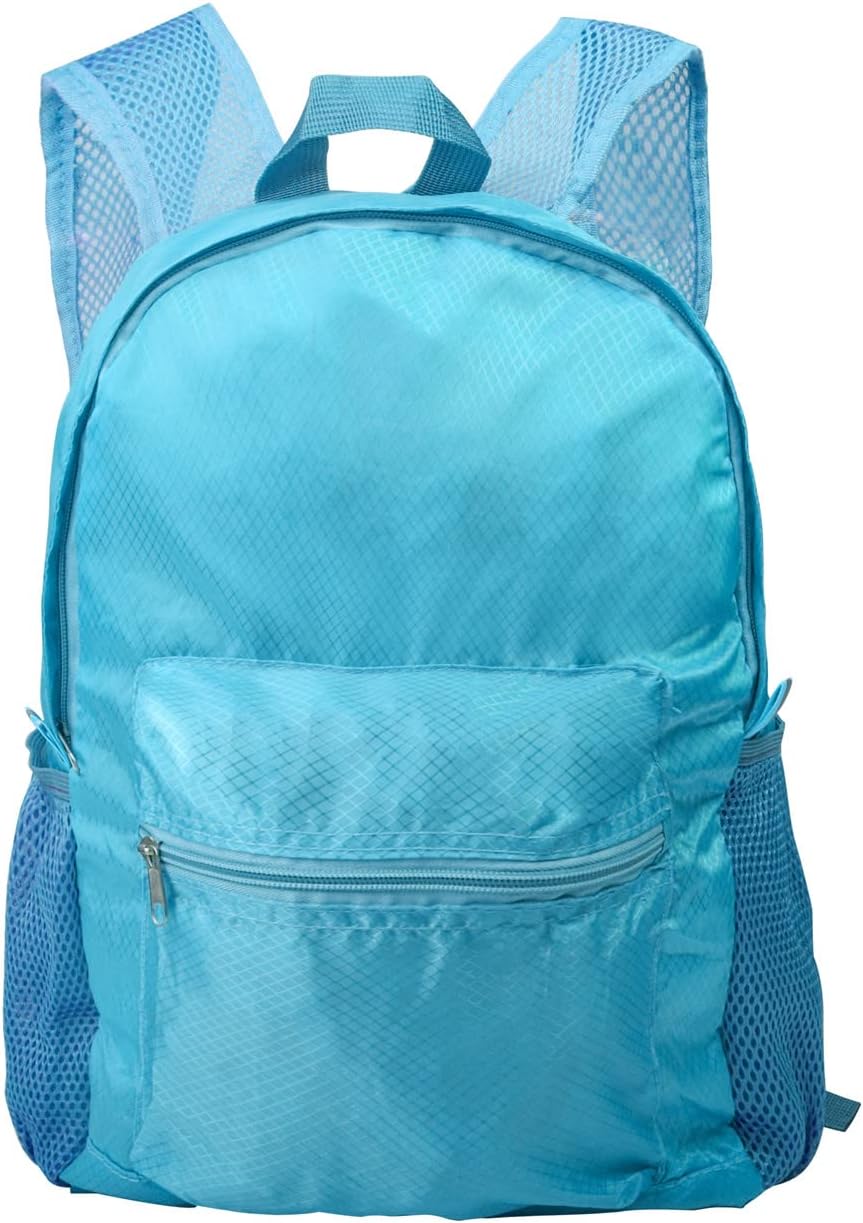 25L Backpack Packable Foldable Ultra Lightweight Water Resistant Durable Camping Travel Hiking Daypack for Men Women (Black)