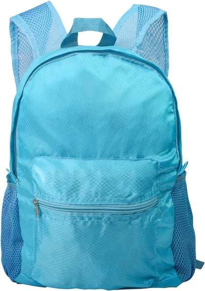 25L Backpack Packable Foldable Ultra Lightweight Water Resistant Durable Camping Travel Hiking Daypack for Men Women (Black)