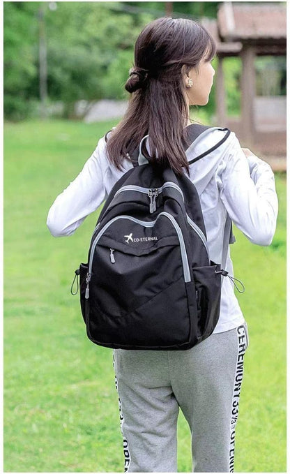 Men's and women's lightweight foldable hiking travel backpack waterproof camping backpack fuchsia
