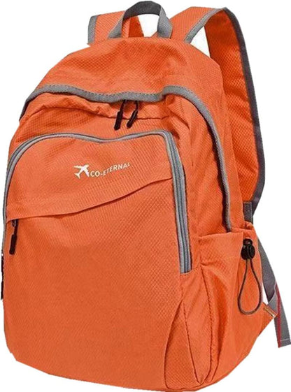Men's and women's lightweight foldable hiking travel backpack waterproof camping backpack fuchsia