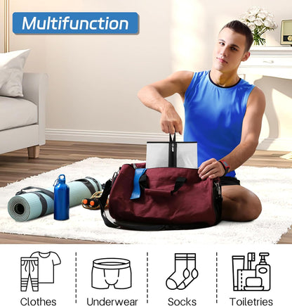 Waterproof Shoe Bags for Travel 4 Pack XX-Large Shoe Storage Bag Clear Sneaker Pouch Portable Boots Organizer with Sturdy Zipper for Men & Women