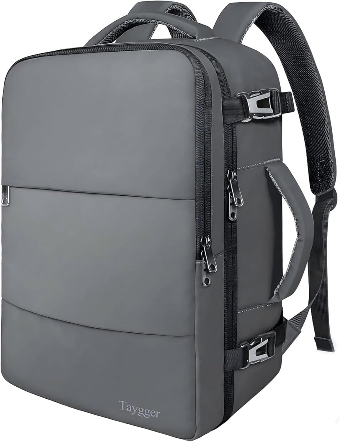 Backpack for Women, Carry on Backpack with Laptop Compartment | Travel Laptop Mochila Carry On Luggage with Shoe Pouch, Airline Approved Personal Item Bag For Weekender Hiking, Black Khaki