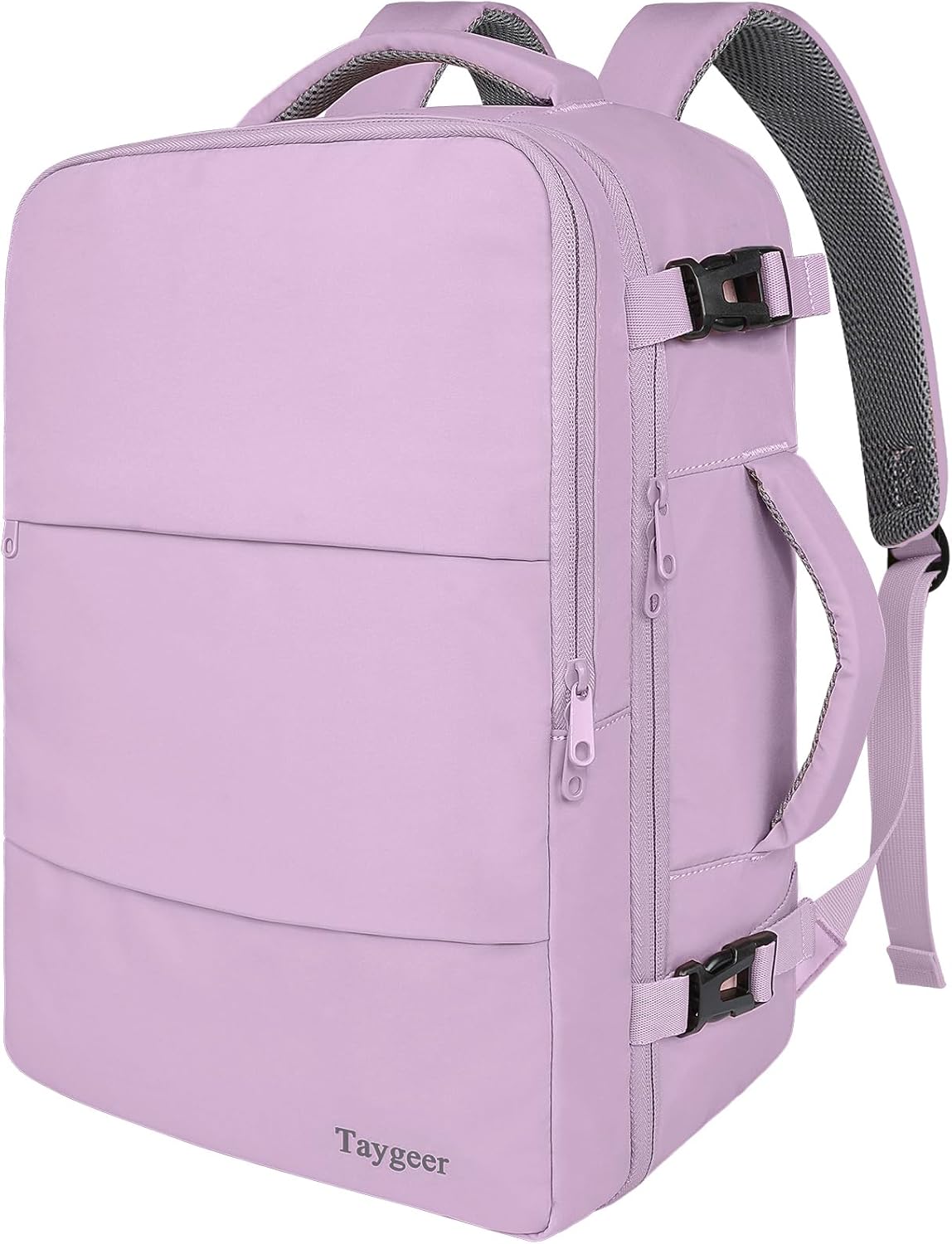 Backpack for Women, Carry on Backpack with Laptop Compartment | Travel Laptop Mochila Carry On Luggage with Shoe Pouch, Airline Approved Personal Item Bag For Weekender Hiking, Black Khaki