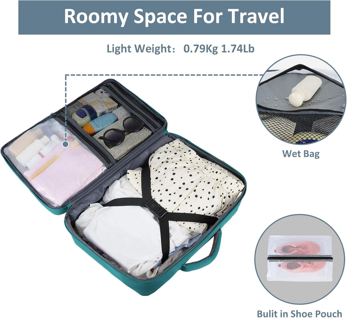 Backpack for Women, Carry on Backpack with Laptop Compartment | Travel Laptop Mochila Carry On Luggage with Shoe Pouch, Airline Approved Personal Item Bag For Weekender Hiking, Black Khaki