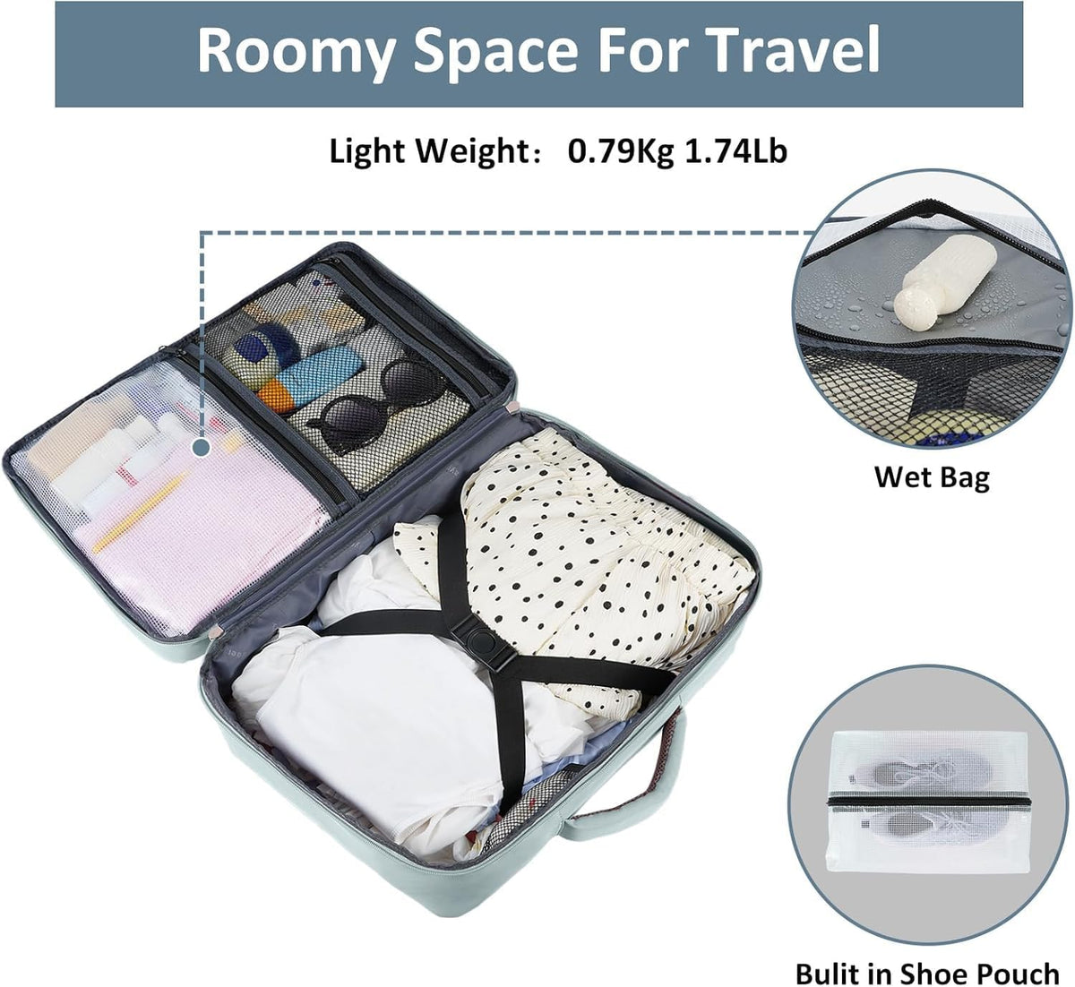 Backpack for Women, Carry on Backpack with Laptop Compartment | Travel Laptop Mochila Carry On Luggage with Shoe Pouch, Airline Approved Personal Item Bag For Weekender Hiking, Black Khaki