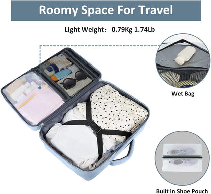 Backpack for Women, Carry on Backpack with Laptop Compartment | Travel Laptop Mochila Carry On Luggage with Shoe Pouch, Airline Approved Personal Item Bag For Weekender Hiking, Black Khaki