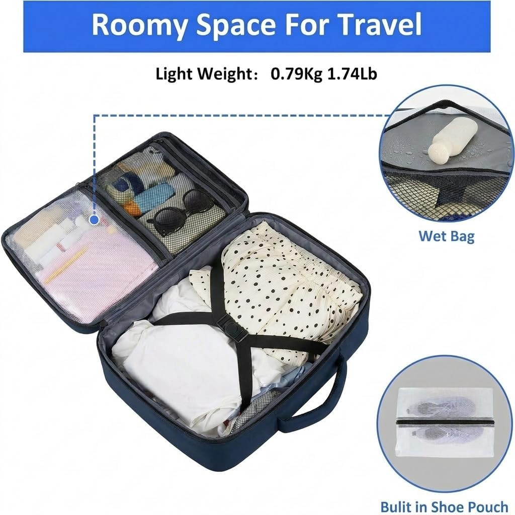Backpack for Women, Carry on Backpack with Laptop Compartment | Travel Laptop Mochila Carry On Luggage with Shoe Pouch, Airline Approved Personal Item Bag For Weekender Hiking, Black Khaki
