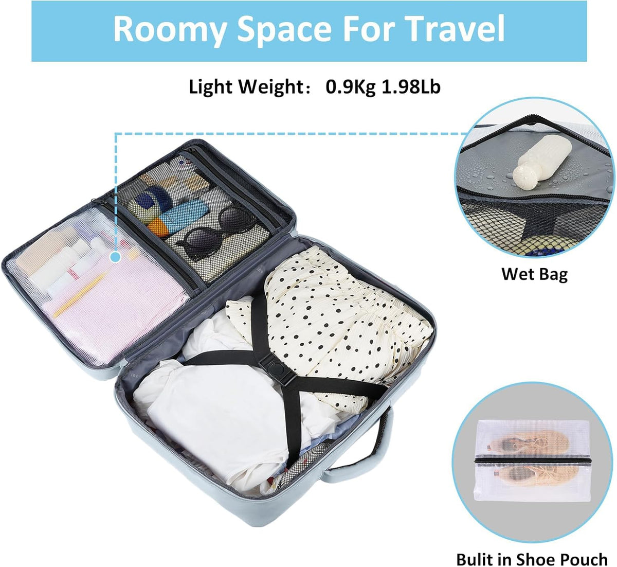 Backpack for Women, Carry on Backpack with Laptop Compartment | Travel Laptop Mochila Carry On Luggage with Shoe Pouch, Airline Approved Personal Item Bag For Weekender Hiking, Black Khaki
