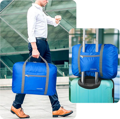 Personal item travel bag 17.7x12.6x6.3 for Spirit Airlines Lightweight carry on duffle bag for Gym,Sports,Vacation(Hot Pink)