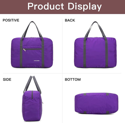 Personal item travel bag 17.7x12.6x6.3 for Spirit Airlines Lightweight carry on duffle bag for Gym,Sports,Vacation(Hot Pink)