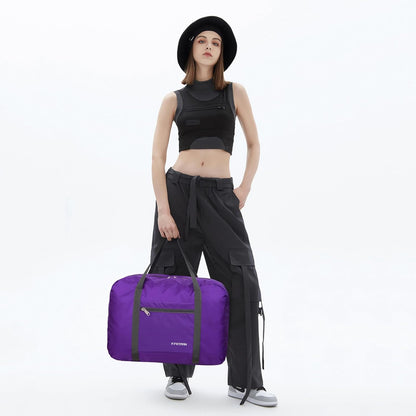 Personal item travel bag 17.7x12.6x6.3 for Spirit Airlines Lightweight carry on duffle bag for Gym,Sports,Vacation(Hot Pink)