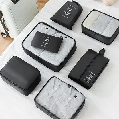 Packing Cubes 7 Set Travel Essentials for Carry on Luggage Organizers Bag Packing Cubes for Suitcases Travel Accessories()