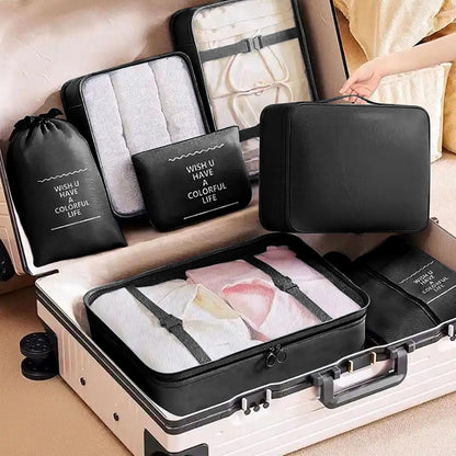 Packing Cubes 7 Set Travel Essentials for Carry on Luggage Organizers Bag Packing Cubes for Suitcases Travel Accessories()