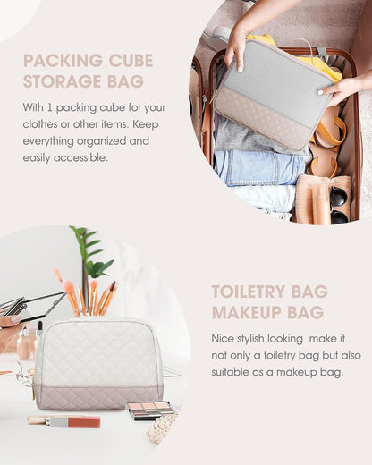 Women Weekender Travel Duffle Bag: Large Overnight Bags with Shoe Compartment Carry on Bags with Toiletry Bag Weekend Yoga Gym Bag with Wet Pocket Travel Duffel Tote Bag Hospital Bag Black
