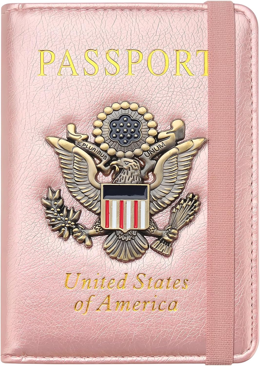 Premium Passport Holder for Travel, RFID Blocking Passport Cover Slim, Durable & Travel-Friendly, Passport Wallet Keep Your Documents Safe & Organized (Navy Blue)