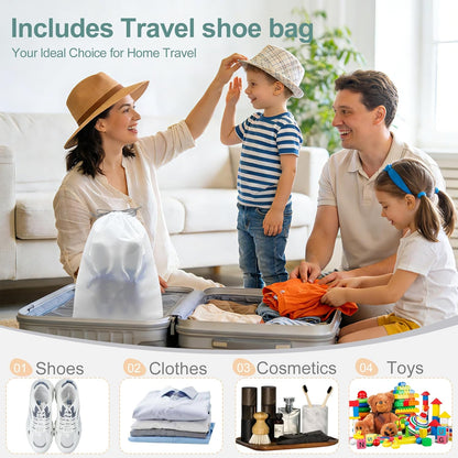 Shoe Washing Machine Bag,Laundry Shoe Bag for Washer and Dryer,Reusable Shoe Cleaning Bag for Sneakers,Tennis Shoes,With Self-locking Zipper, Microfiber Inside,Include Shoe Bag (Pro Yellow)