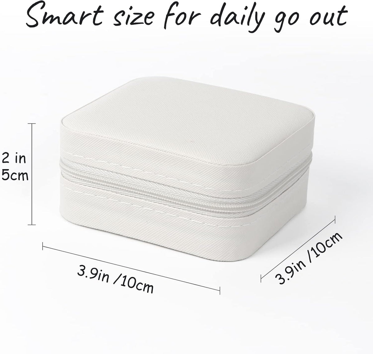 Travel Jewelry Case Small Jewelry Box Jewelry Organizer Storage Case Portable PU Leather Mini Jewelry Travel Case for Girls Womens Earring, Necklace, Rings,Bracelets