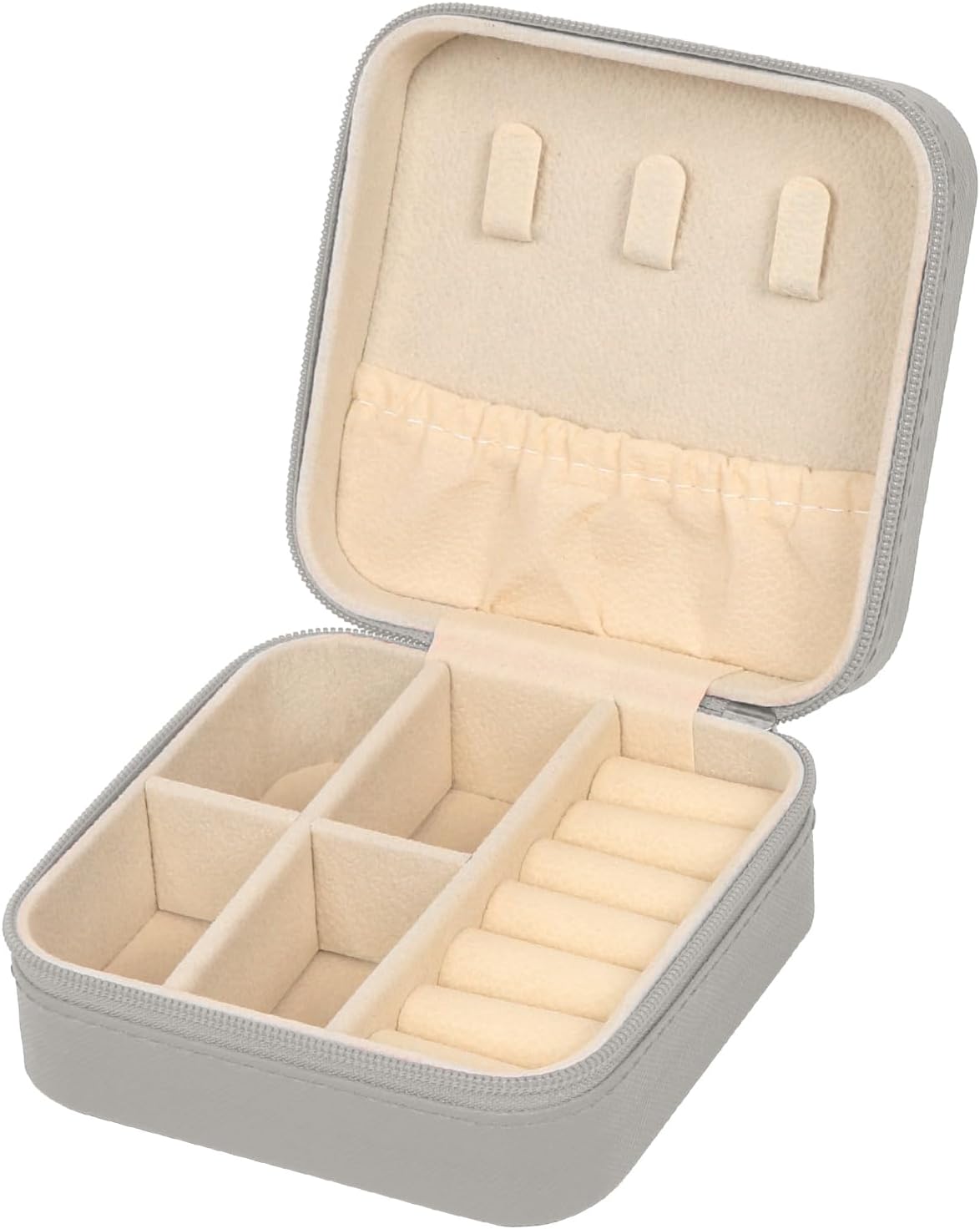 Travel Jewelry Case Small Jewelry Box Jewelry Organizer Storage Case Portable PU Leather Mini Jewelry Travel Case for Girls Womens Earring, Necklace, Rings,Bracelets