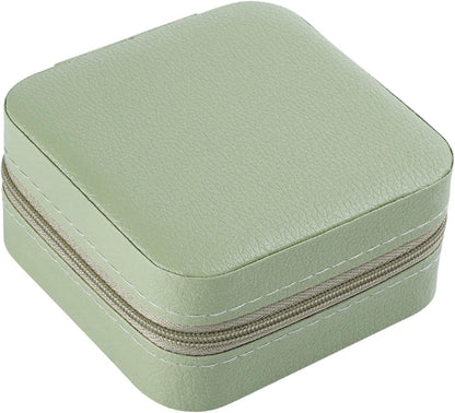 Travel Jewelry Case Small Jewelry Box Jewelry Organizer Storage Case Portable PU Leather Mini Jewelry Travel Case for Girls Womens Earring, Necklace, Rings,Bracelets