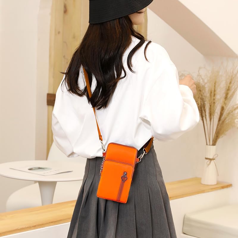 Small Crossbody Bag for Women - Mini Phone Purses with Crossbody Strap and Wallet - Nylon Arm Bag - Colors B