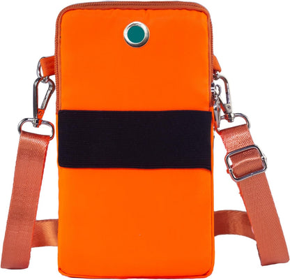 Small Crossbody Bag for Women - Mini Phone Purses with Crossbody Strap and Wallet - Nylon Arm Bag - Colors B