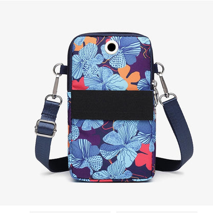 Small Crossbody Bag for Women - Mini Phone Purses with Crossbody Strap and Wallet - Nylon Arm Bag - Colors B