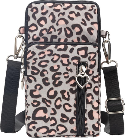Small Crossbody Bag for Women - Mini Phone Purses with Crossbody Strap and Wallet - Nylon Arm Bag - Colors B