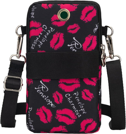 Small Crossbody Bag for Women - Mini Phone Purses with Crossbody Strap and Wallet - Nylon Arm Bag - Colors B