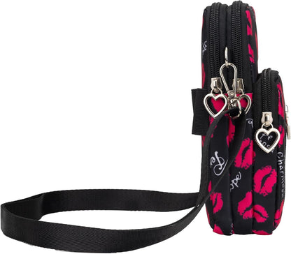 Small Crossbody Bag for Women - Mini Phone Purses with Crossbody Strap and Wallet - Nylon Arm Bag - Colors B
