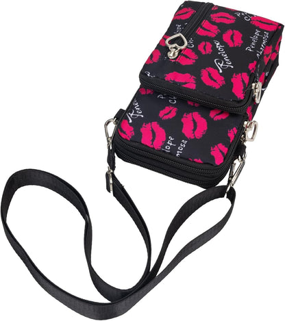 Small Crossbody Bag for Women - Mini Phone Purses with Crossbody Strap and Wallet - Nylon Arm Bag - Colors B