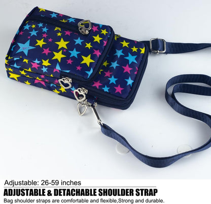 Small Crossbody Bag for Women - Mini Phone Purses with Crossbody Strap and Wallet - Nylon Arm Bag - Colors B