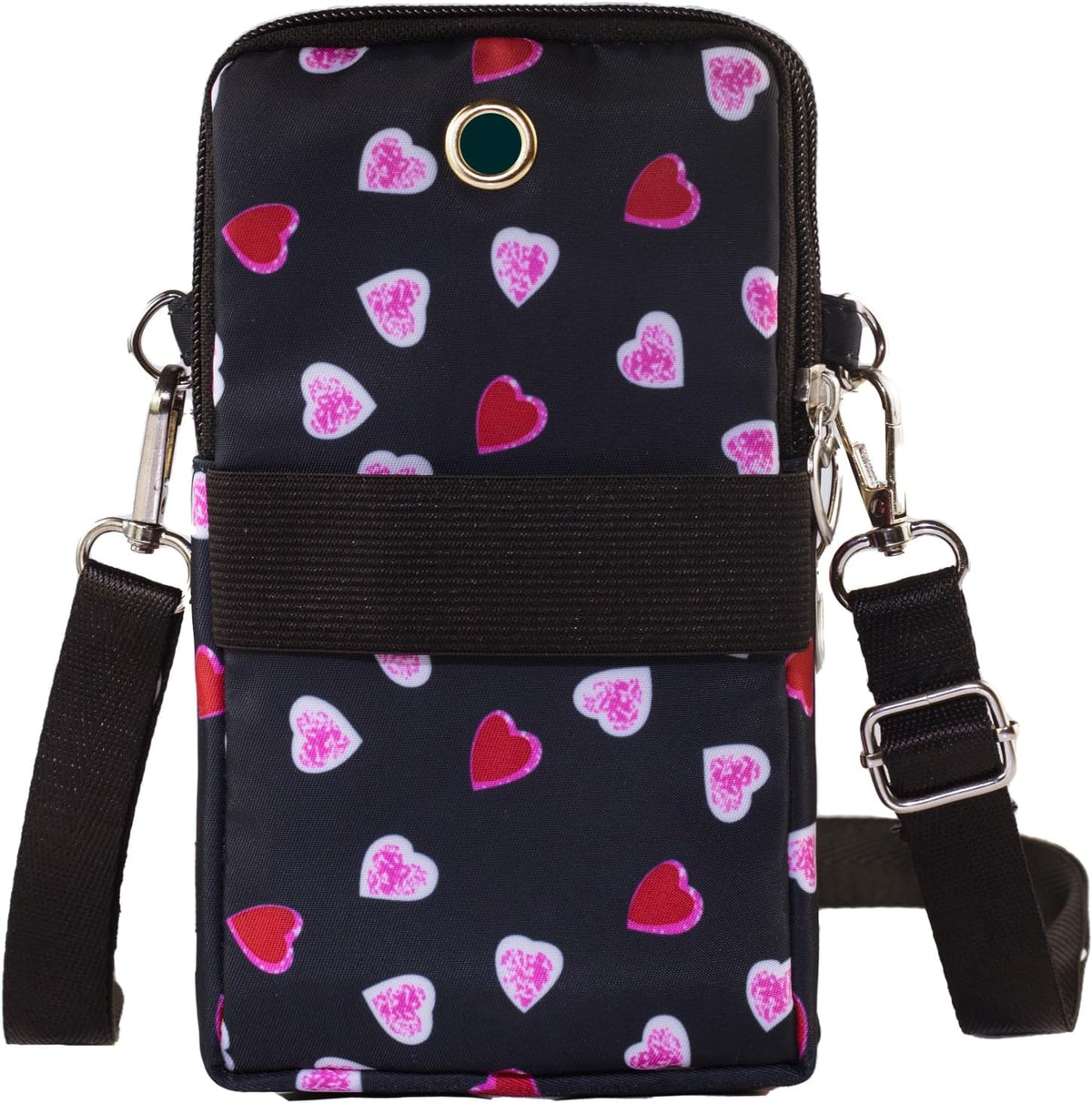 Small Crossbody Bag for Women - Mini Phone Purses with Crossbody Strap and Wallet - Nylon Arm Bag - Colors B