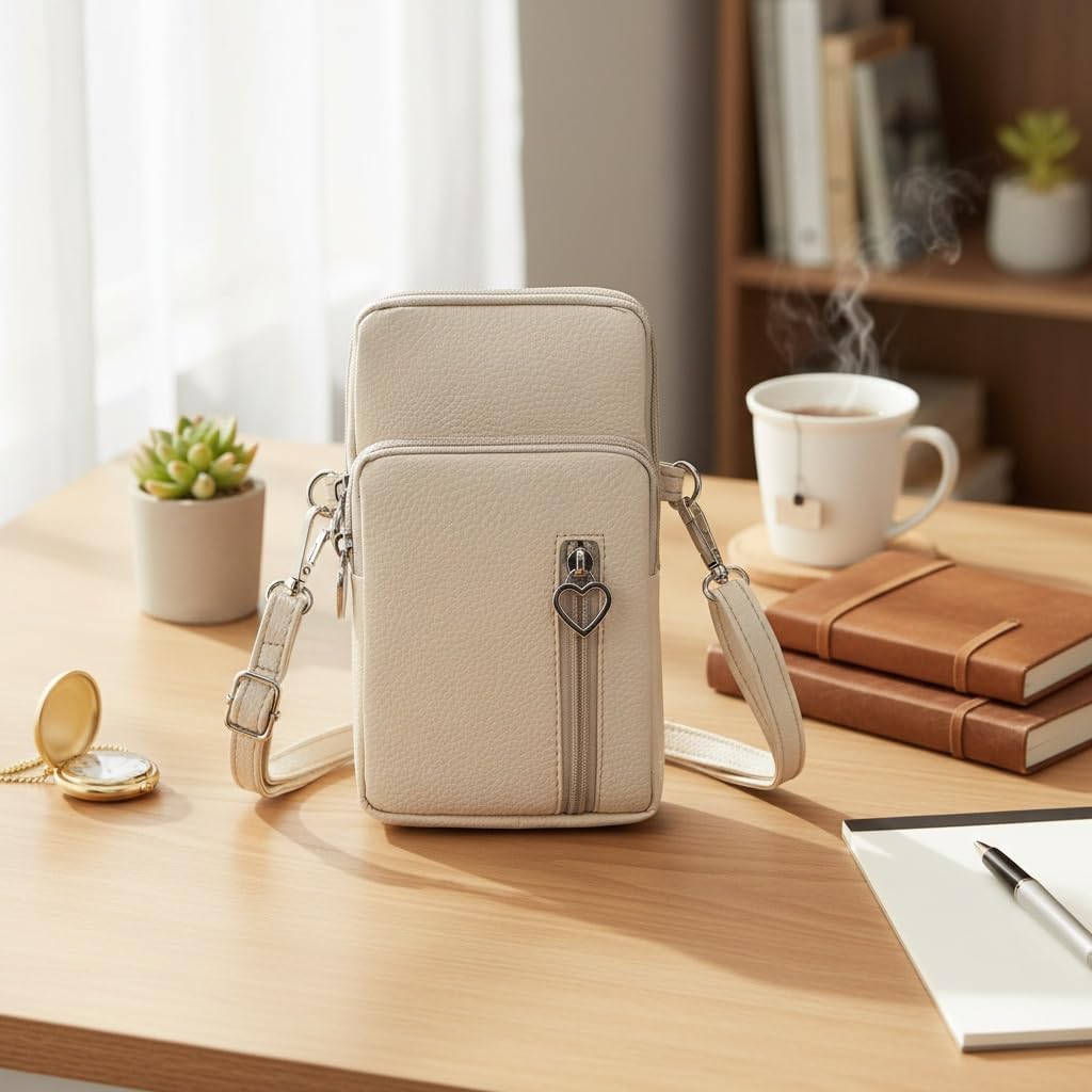 Small Crossbody Bag for Women - Mini Phone Purses with Crossbody Strap and Wallet - Nylon Arm Bag - Colors B
