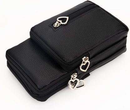 Small Crossbody Bag for Women - Mini Phone Purses with Crossbody Strap and Wallet - Nylon Arm Bag - Colors B
