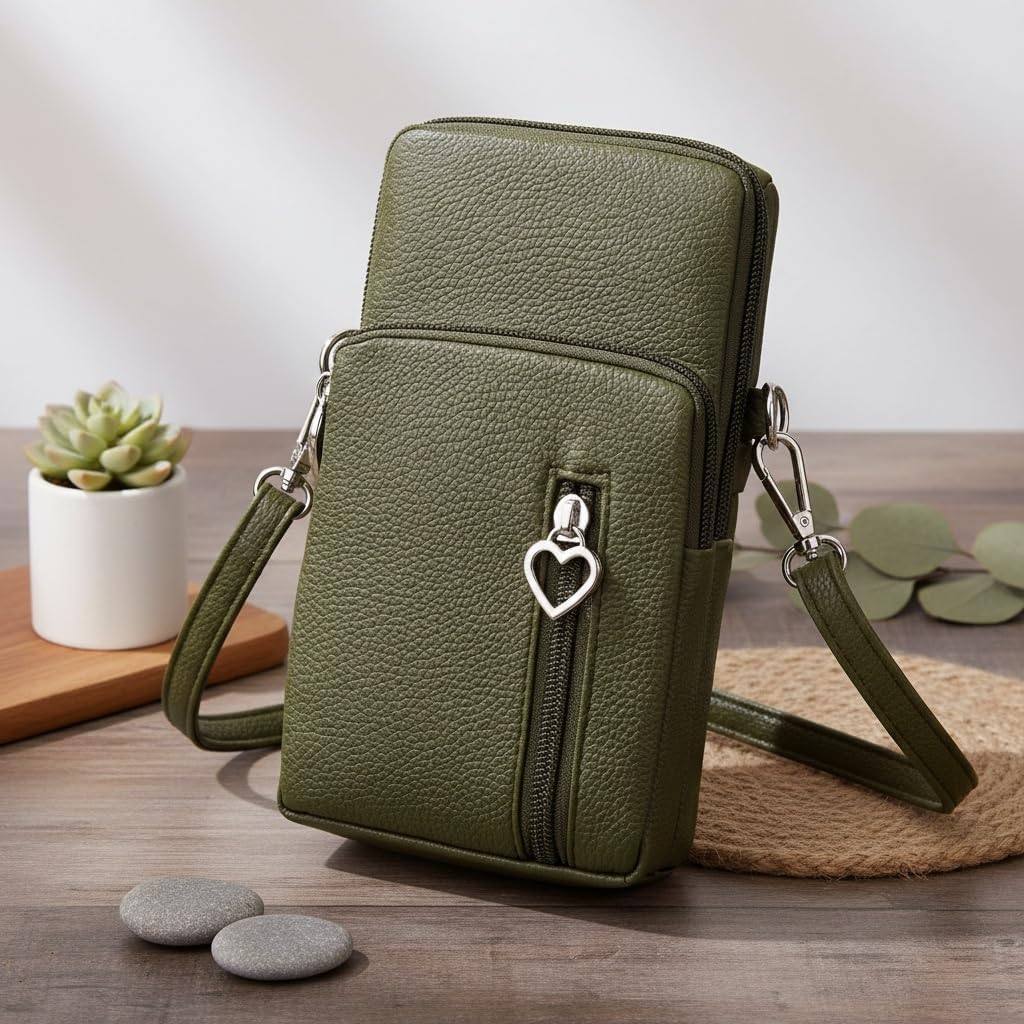 Small Crossbody Bag for Women - Mini Phone Purses with Crossbody Strap and Wallet - Nylon Arm Bag - Colors B