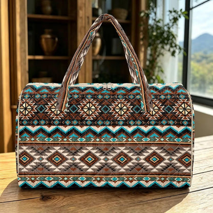 Blue Flower Travel Bags for Women, Quilted Duffel Bag Carry On Garment Duffel Bag Large Size Duffle Tote Bags Toiletry Pouch with Zipper Pockets