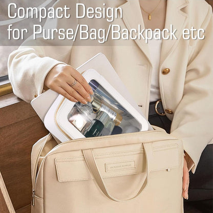 Small Clear Toiletry Bag Cosmetic Bag Makeup Bag Set with Zipper for Purse,Waterproof Travel Toiletry Bag Makeup Bag Organizer Case for Women Car Organizer