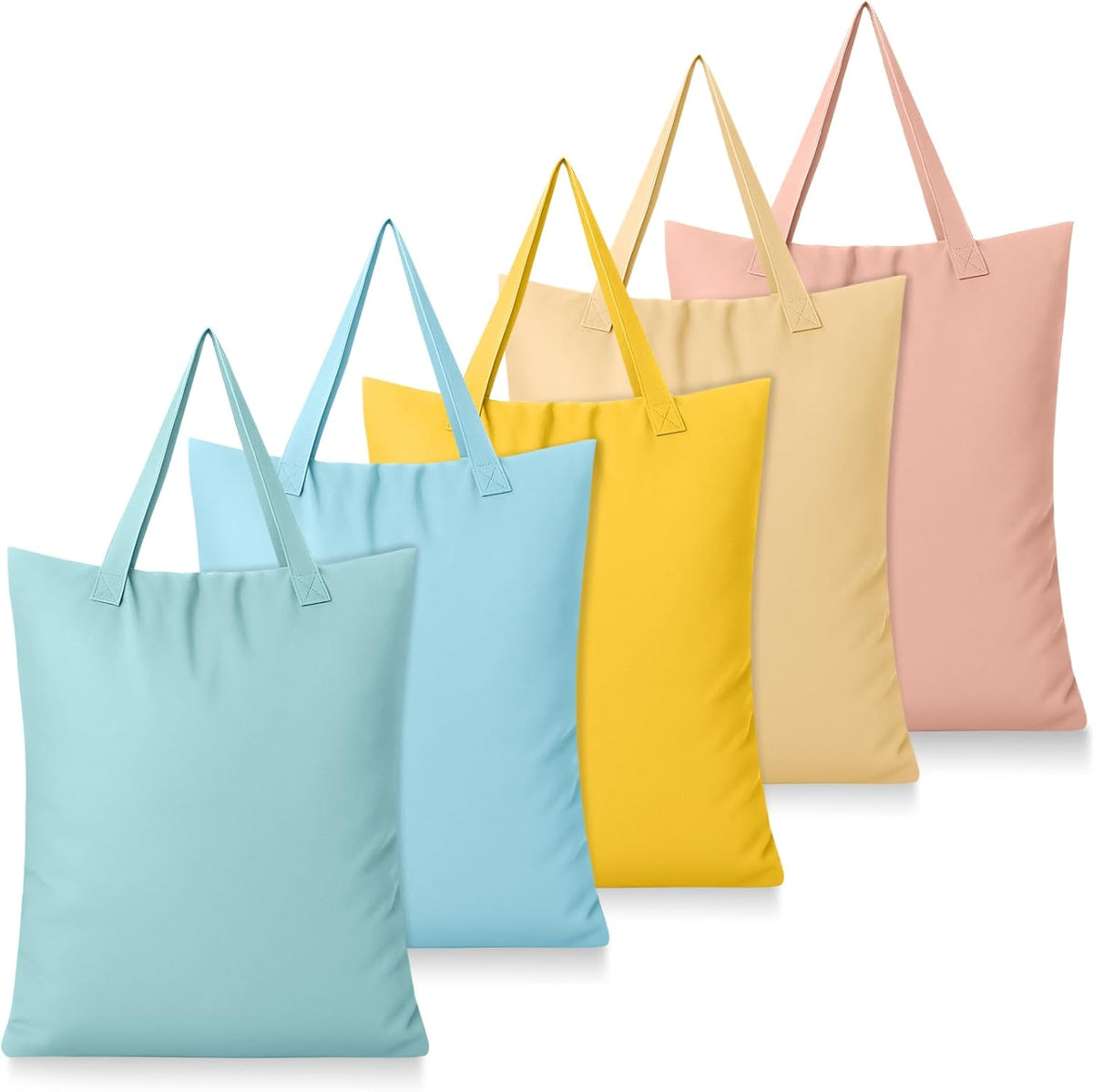 5 Pcs Travel Laundry Bags with Handle 18 x 23 Inch Waterproof Washable Dirty Clothes Bags for Wet Dry Gym Workout Swimming Pool Swimsuit Yoga Laundry College Dorm(Pink,Purple)