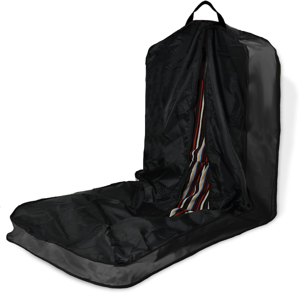 60" Foldable Garment Bag Suits Cover Dresses w Front Pocket