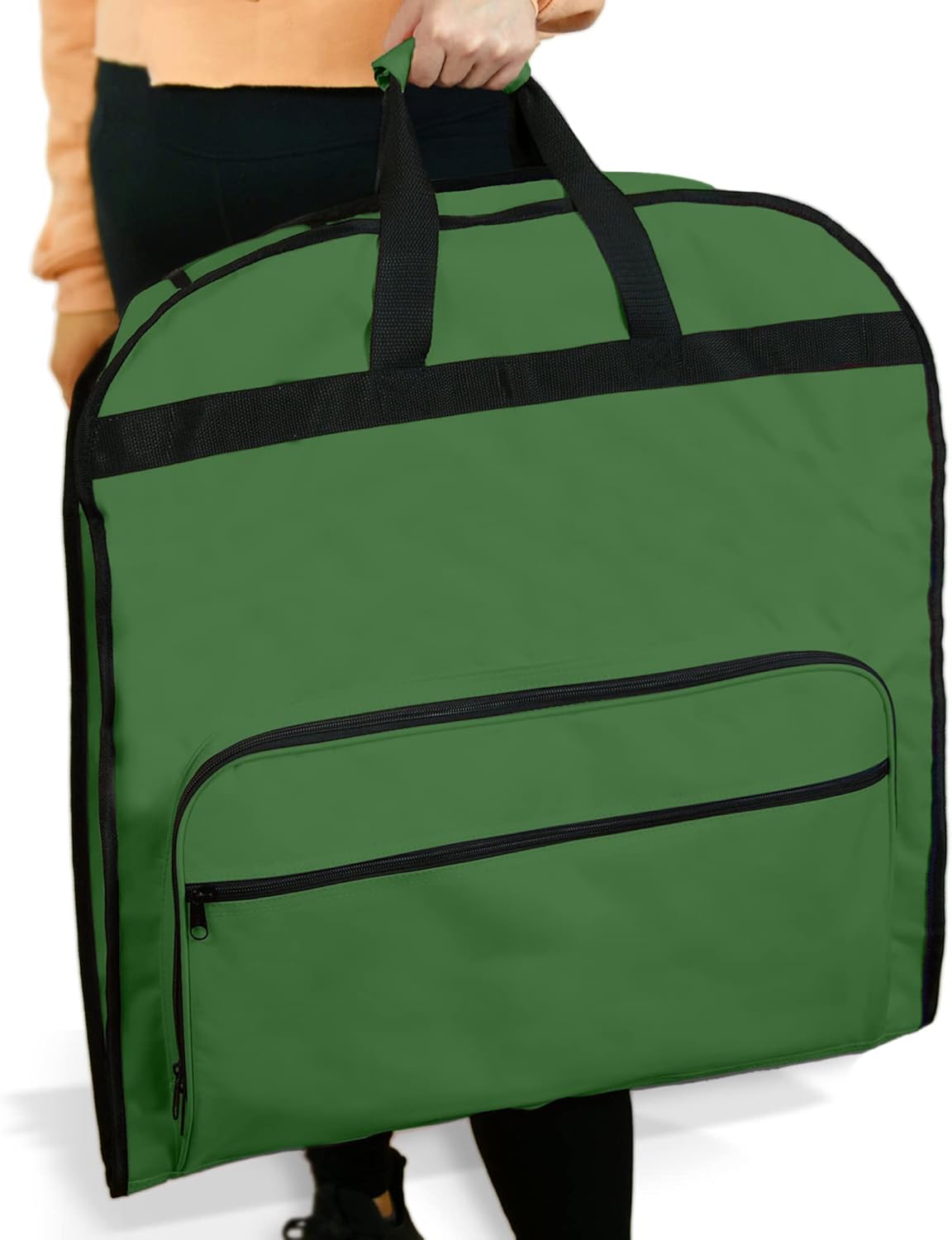 60" Foldable Garment Bag Suits Cover Dresses w Front Pocket