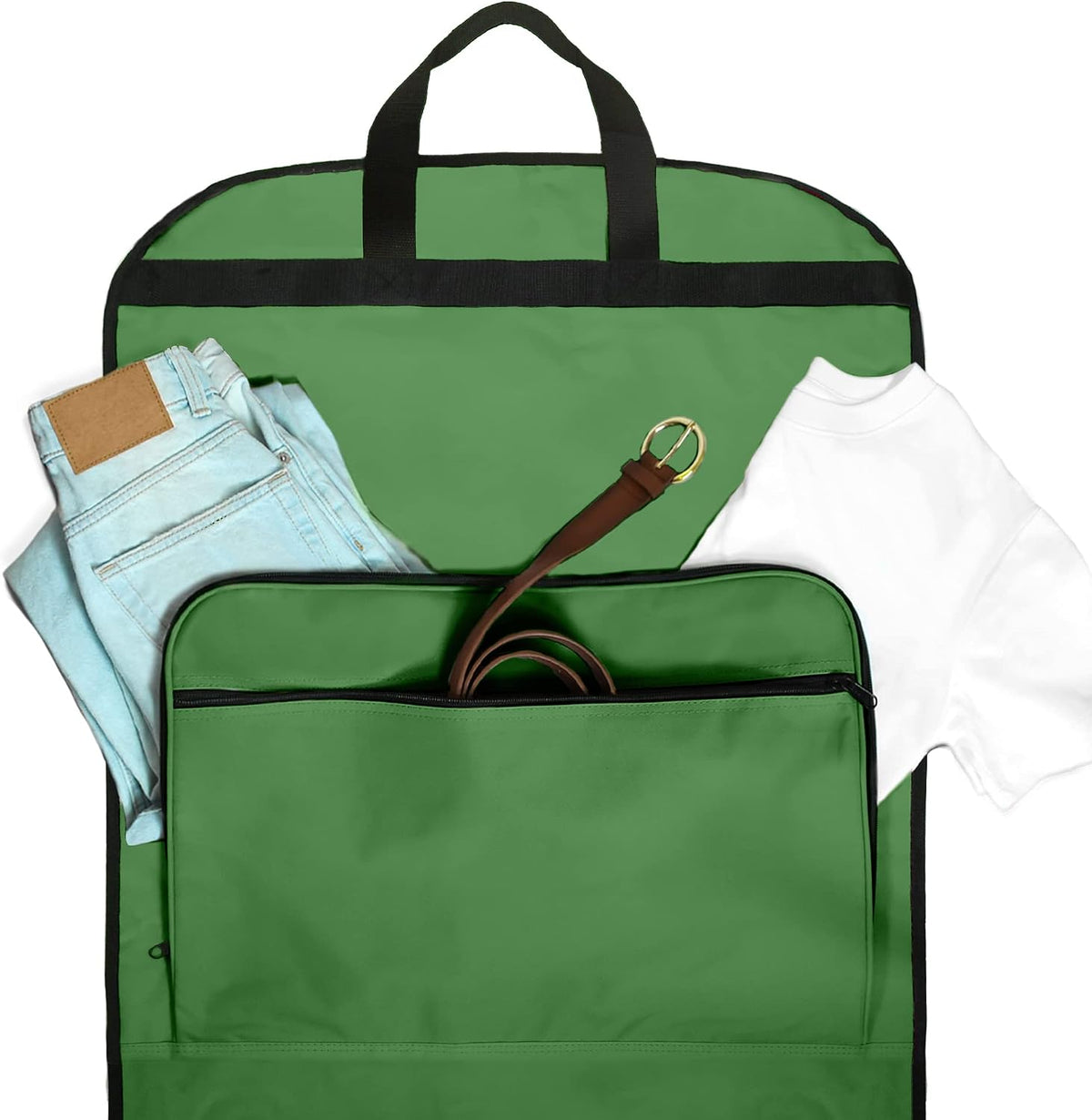 60" Foldable Garment Bag Suits Cover Dresses w Front Pocket