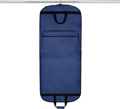60" Foldable Garment Bag Suits Cover Dresses w Front Pocket