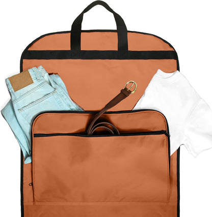 60" Foldable Garment Bag Suits Cover Dresses w Front Pocket
