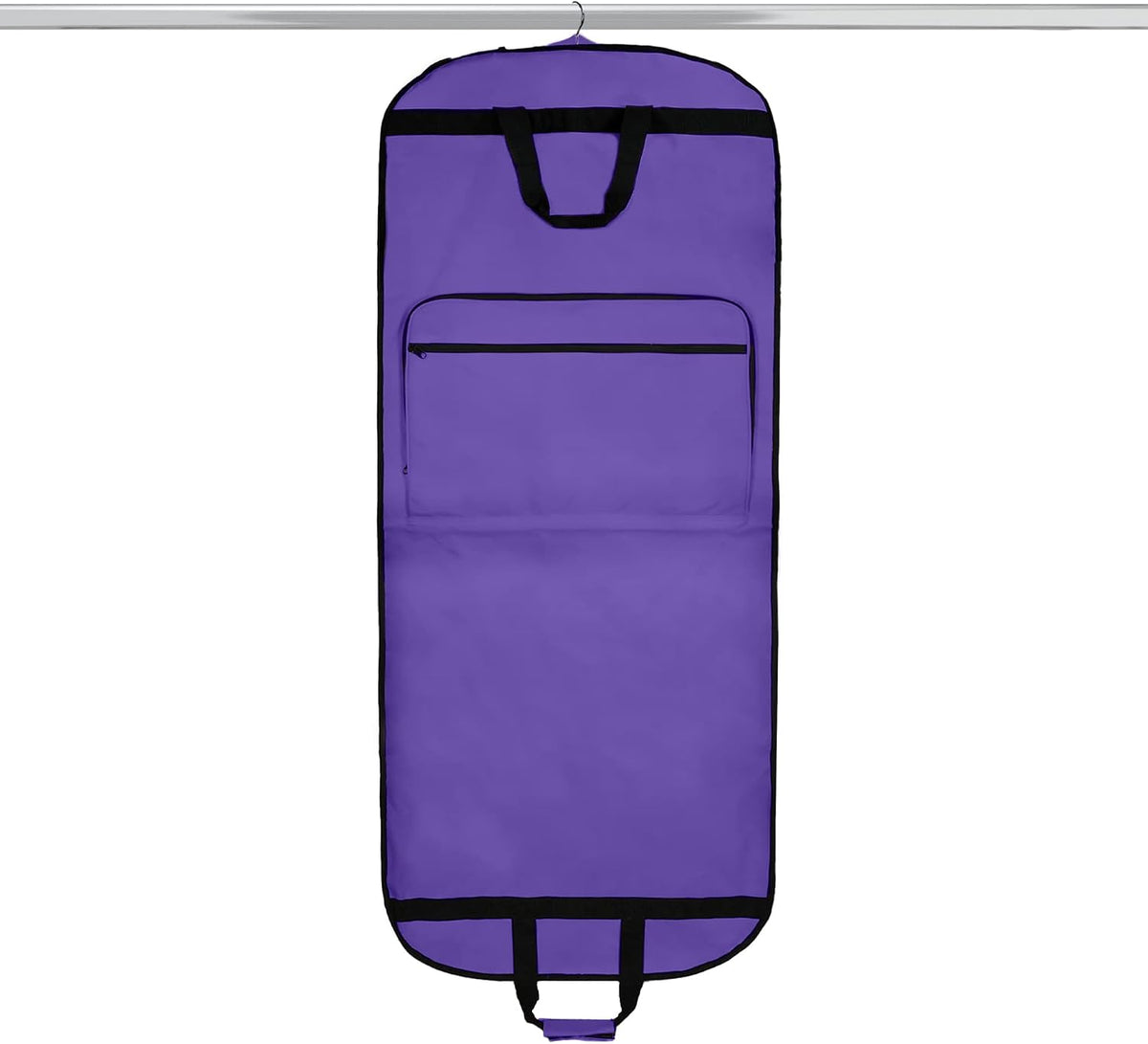 60" Foldable Garment Bag Suits Cover Dresses w Front Pocket
