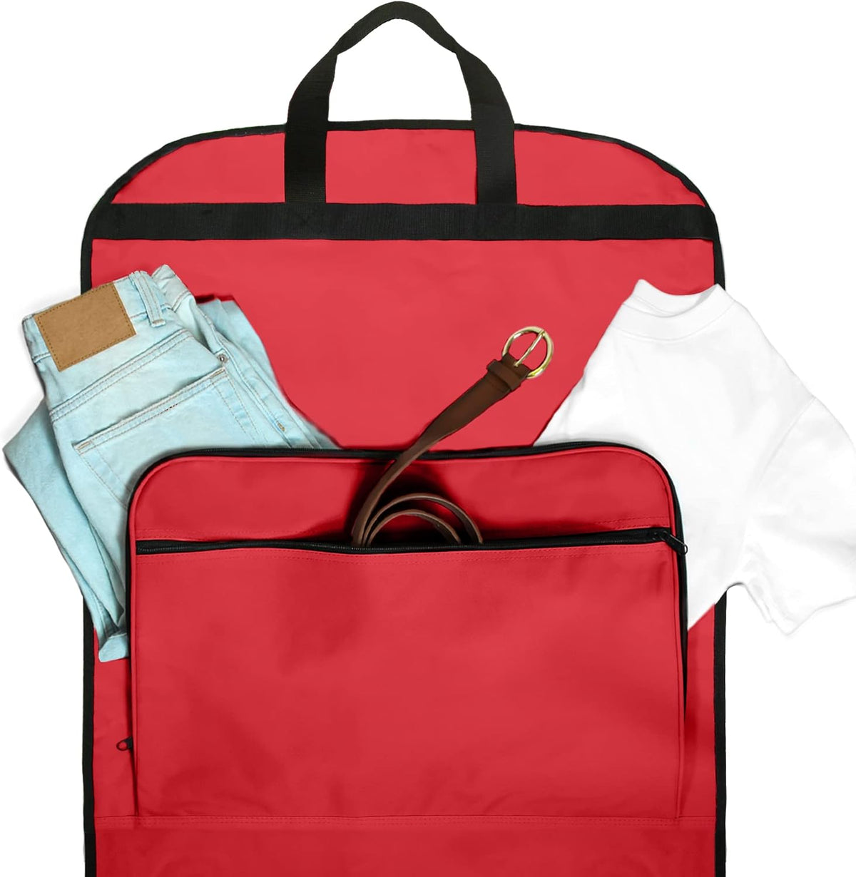 60" Foldable Garment Bag Suits Cover Dresses w Front Pocket