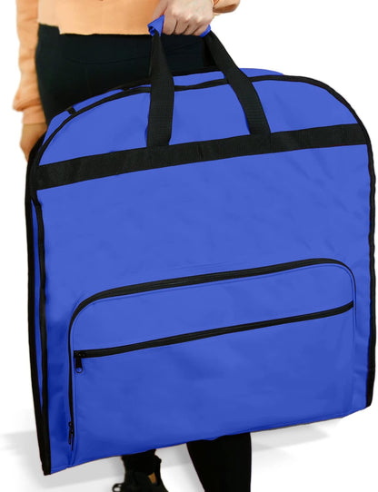 60" Foldable Garment Bag Suits Cover Dresses w Front Pocket