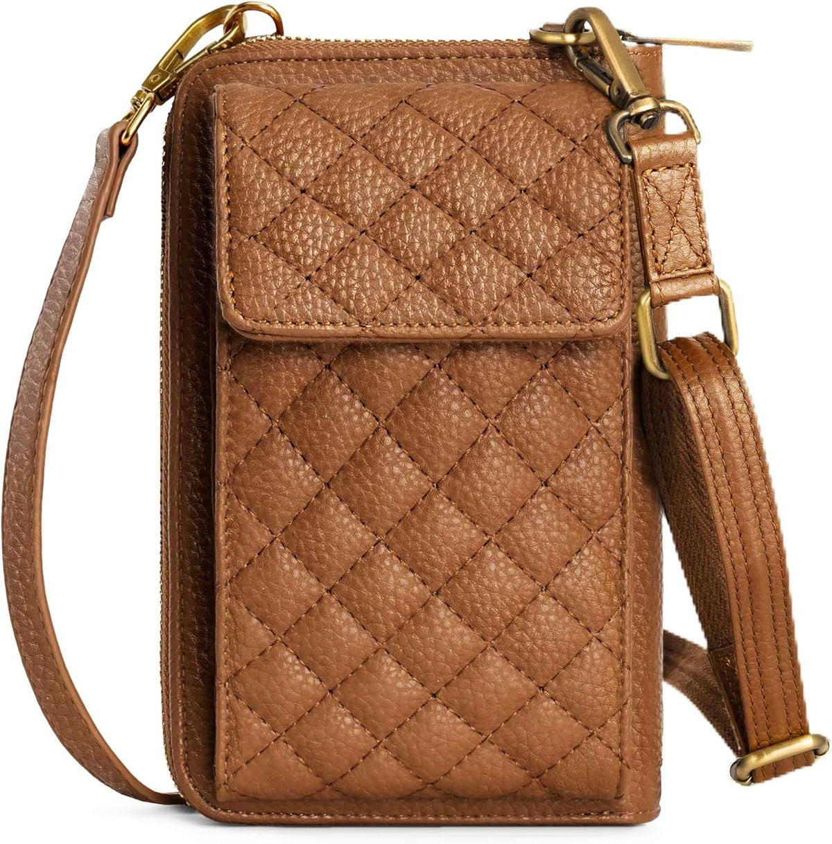 Small Crossbody Cell Phone Purse for Women - RFID Blocking Cellphone Wallet with Credit Card Slots