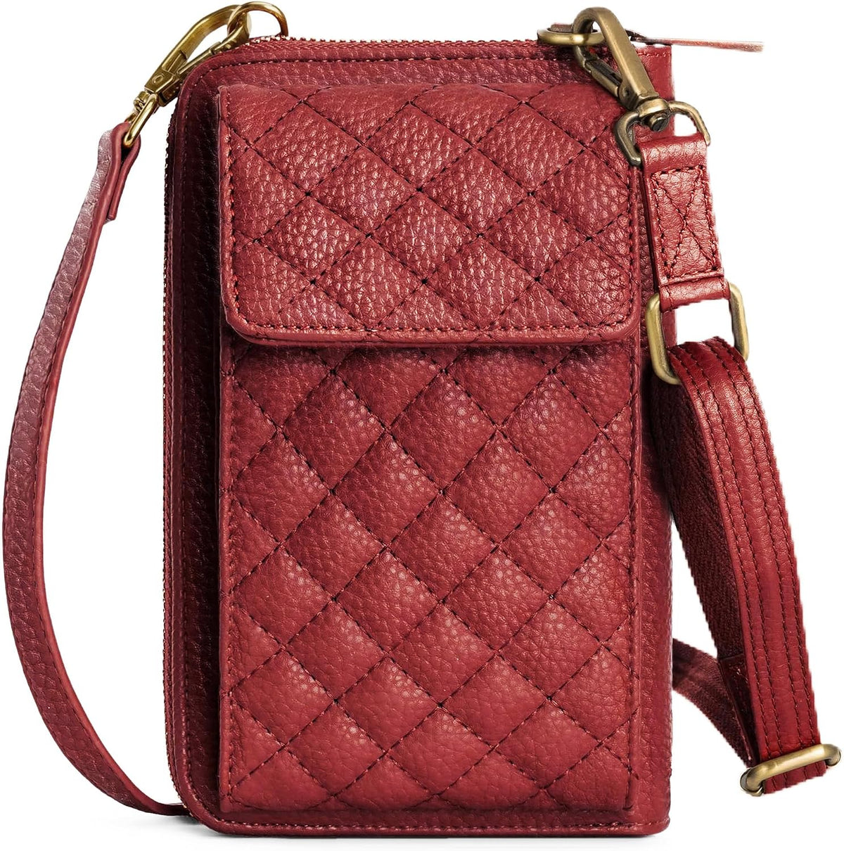 Small Crossbody Cell Phone Purse for Women - RFID Blocking Cellphone Wallet with Credit Card Slots